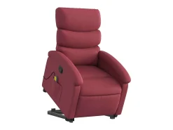 Poltrona de massagens reclin. elevatória tecido tinto SHL261249^ Poltrona