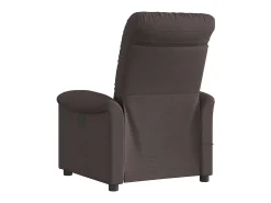 Poltrona de massagens reclinável tecido -escuro SHL13230^ Poltrona