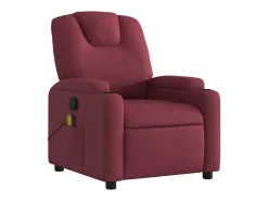 Outlet Poltrona de massagens reclinável tecido tinto SHL582282 Vermelho