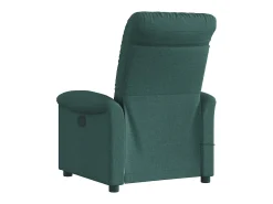 Poltrona de massagens reclinável tecido verde-escuro SHL389662^ Poltrona