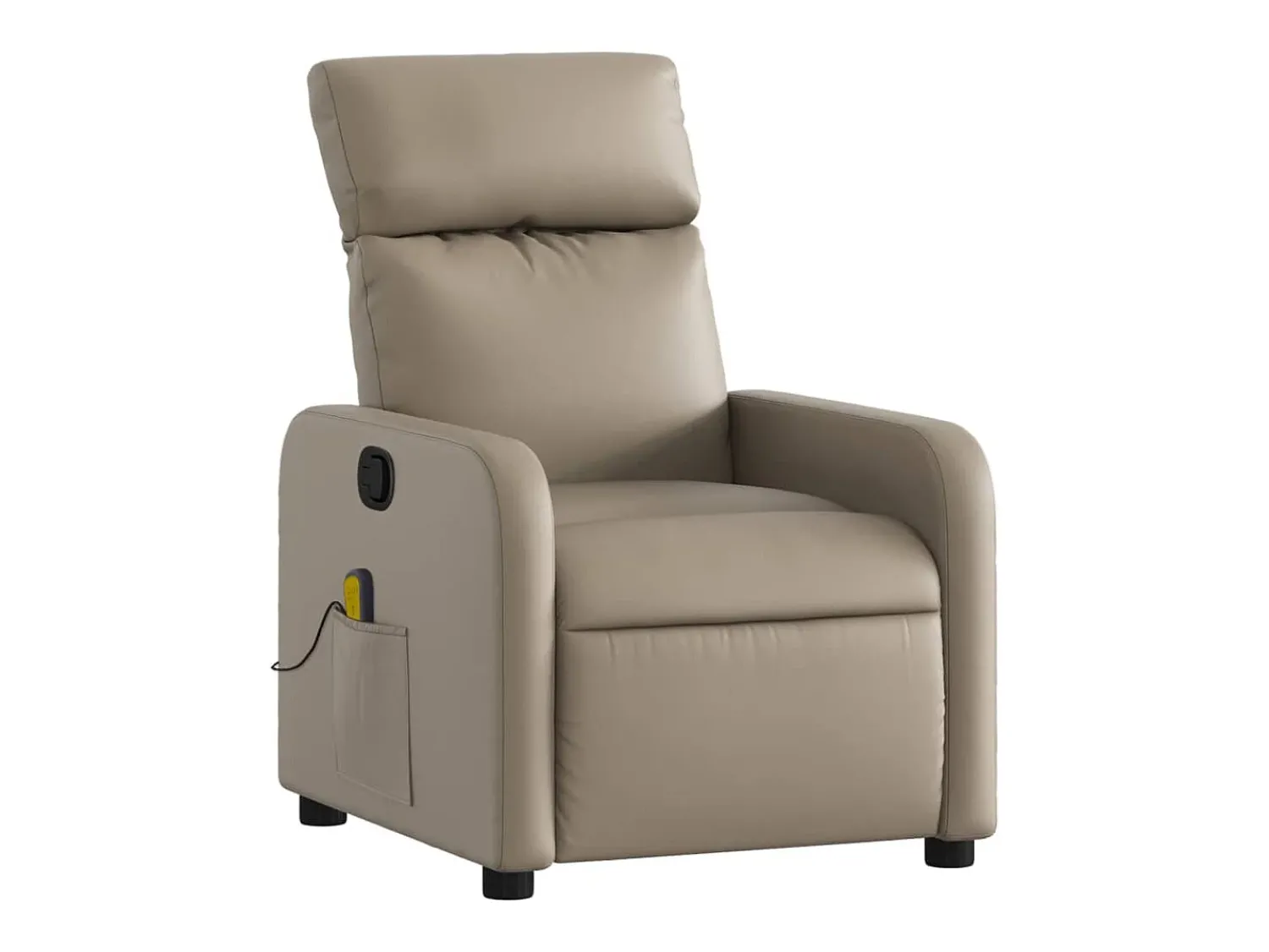 Poltrona| Poltrona de massagens reclinável couro artificial cappuccino SHL914366 Castanho