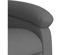 Poltrona de massagens reclinável tecido cinzento-escuro SHL473393^ Poltrona