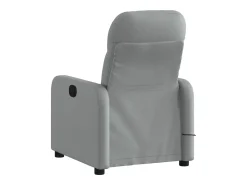 Poltrona de massagens reclinável tecido -claro SHL184476^ Poltrona