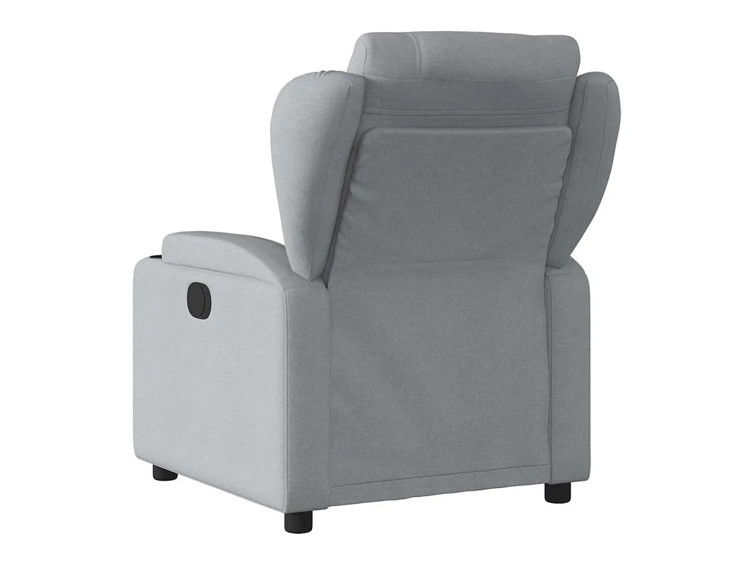 Online Poltrona de massagens reclinável elétrica tecido -claro SHL103660 Cinzento