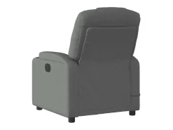 vidaxl Poltrona de massagens reclinável tecido -escuro^ Poltrona