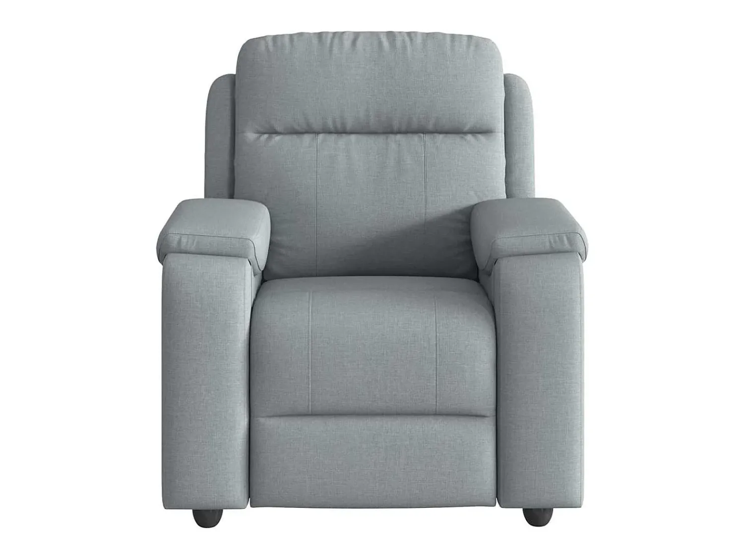 Poltrona* Poltrona de massagens reclinável tecido -claro SHL330102 Cinzento