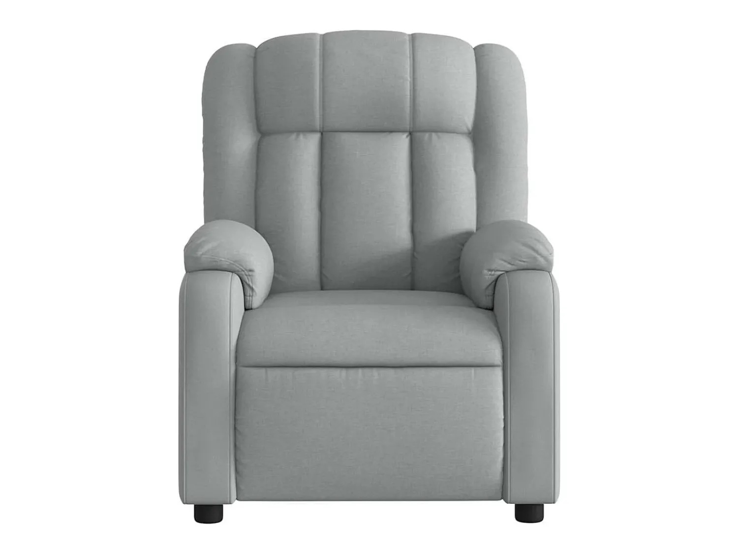 Poltrona* Poltrona de massagens reclinável tecido -claro SHL782496 Cinzento