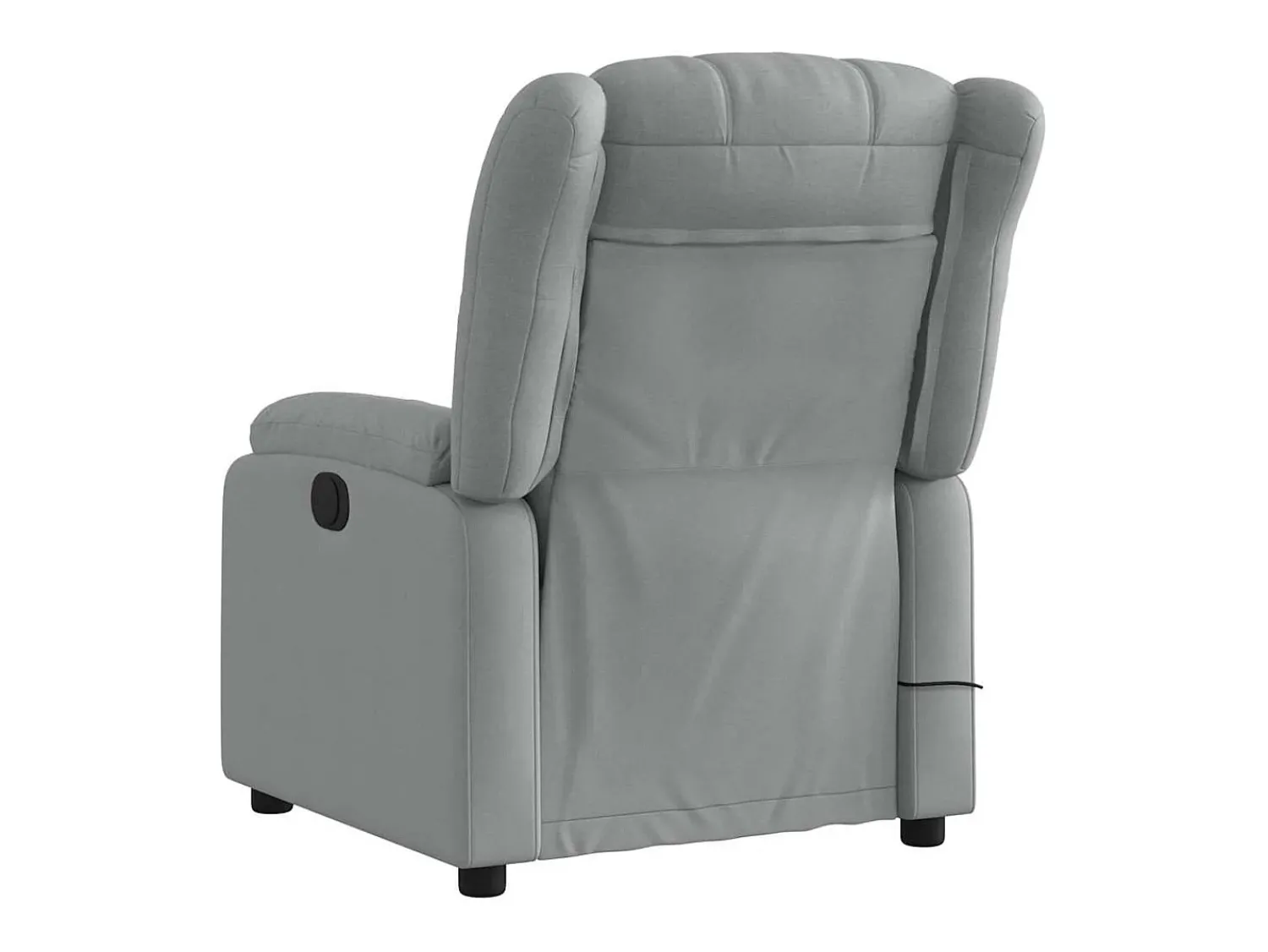 Poltrona* Poltrona de massagens reclinável tecido -claro SHL782496 Cinzento