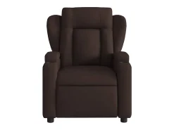 Poltrona* Poltrona de massagens reclinável tecido -escuro SHL951095 Castanho