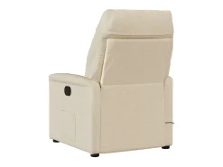 Poltrona* Poltrona de massagens reclinável tecido cor SHL281718 Creme