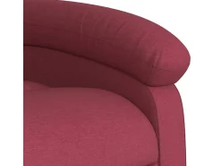 Poltrona de massagens reclinável tecido tinto SHL963450^ Poltrona