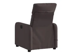 Poltrona de massagens reclinável tecido -escuro SHL140240^ Poltrona