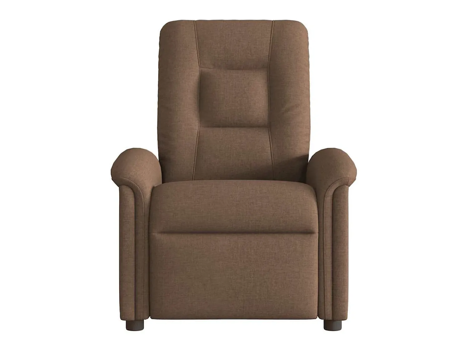 Online Poltrona de massagens reclinável elétrica tecido SHL88768 Castanho
