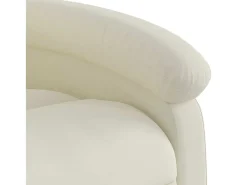 Poltrona* Poltrona de massagens reclinável veludo cor SHL115921 Creme