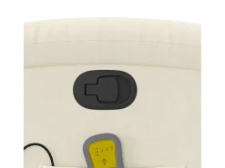 Poltrona* Poltrona de massagens reclinável veludo cor SHL115921 Creme