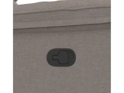 Outlet Poltrona de massagens reclinável tecido cinzento-acastanhado SHL459951 Taupe