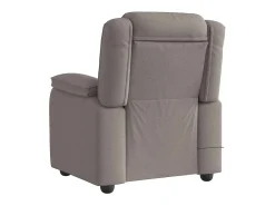 Outlet Poltrona de massagens reclinável tecido cinzento-acastanhado SHL459951 Taupe