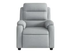 Discount Poltrona de massagens reclinável elétrica tecido -claro SHL847228 Cinzento