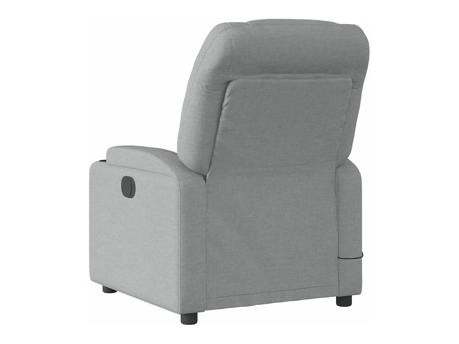 Poltrona* Poltrona de massagens reclinável tecido -claro SHL921769 Cinzento
