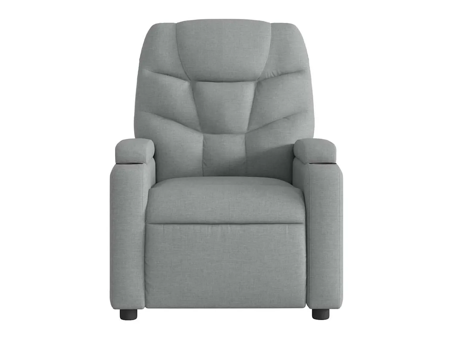 Poltrona* Poltrona de massagens reclinável tecido -claro SHL921769 Cinzento