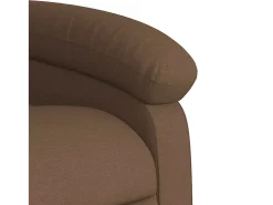 Online Poltrona de massagens reclinável tecido SHL837444 Castanho