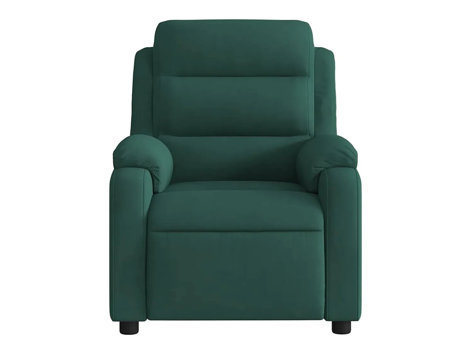 Poltrona| Poltrona de massagens reclinável elétrica veludo verde-escuro SHL716325 Verde pinho