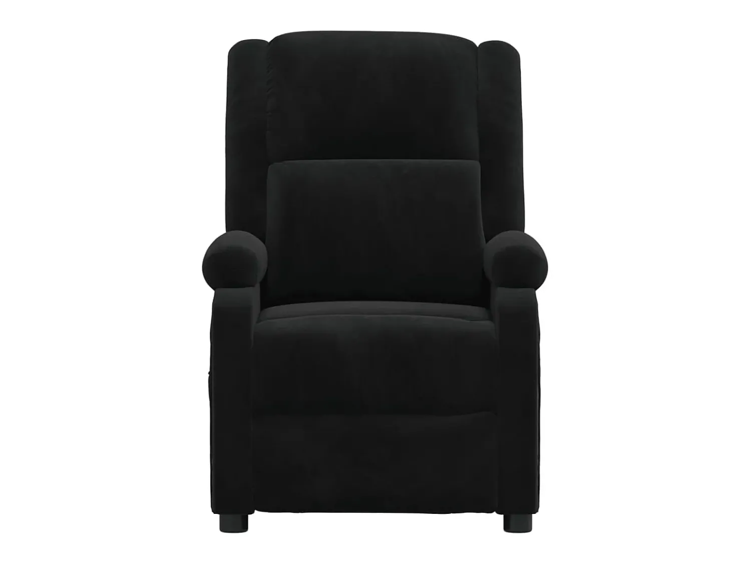 Sale Poltrona de massagens reclinável veludo SHL38838 Preto
