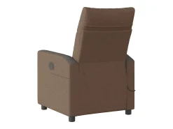 Poltrona| Poltrona de massagens reclinável tecido SHL421141 Castanho