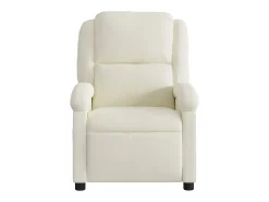 Poltrona| Poltrona de massagens reclinável veludo cor SHL738805 Creme