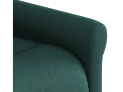 Poltrona de massagens reclinável tecido verde-escuro SHL836467^ Poltrona