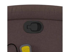 Poltrona| Poltrona de massagens reclinável tecido -escuro SHL646224 Castanho