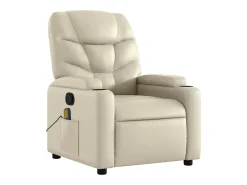 Poltrona de massagens reclinável couro artificial cor SHL30987^ Poltrona