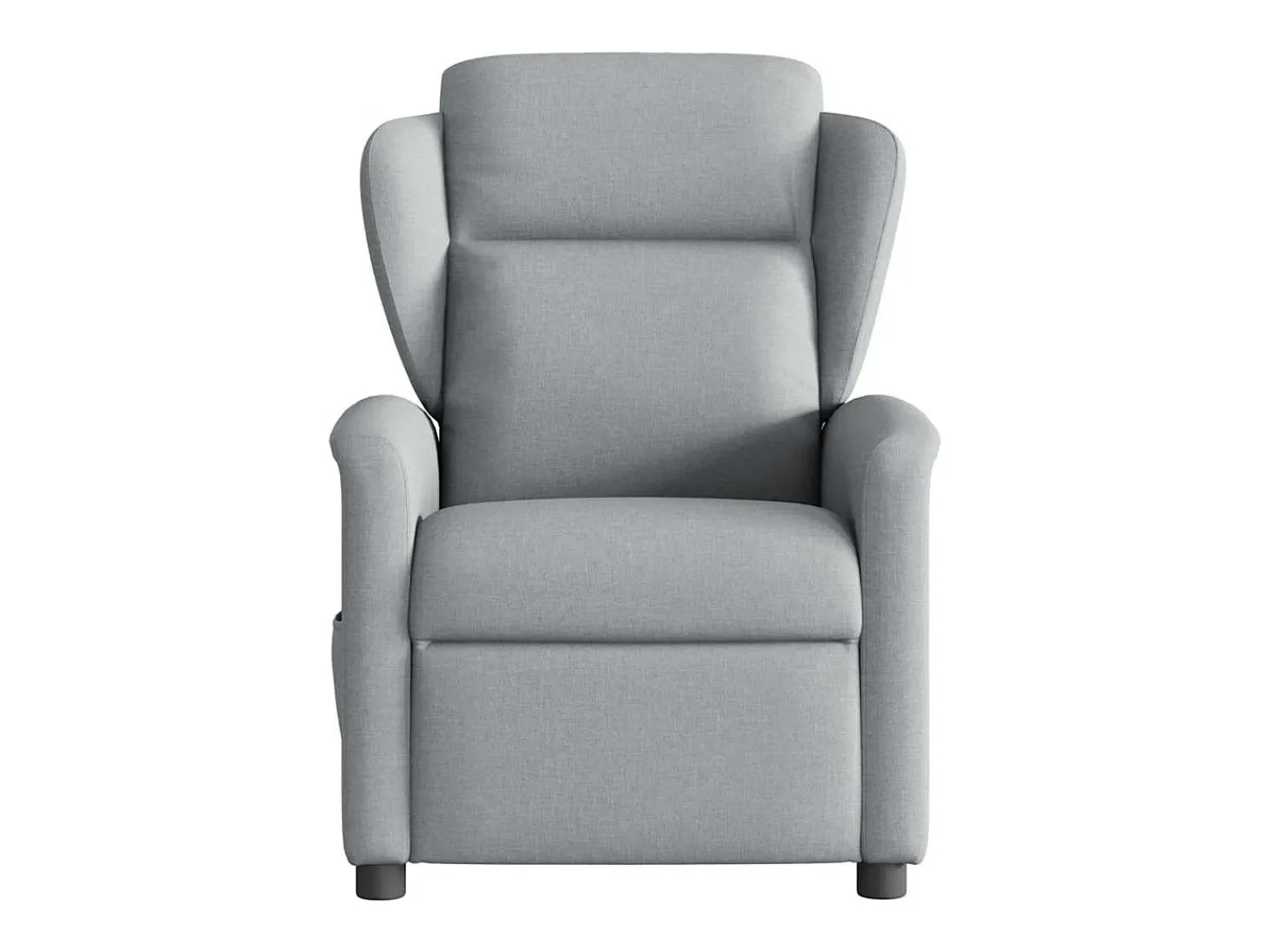 Online Poltrona de massagens reclinável elétrica tecido -claro SHL593520 Cinzento
