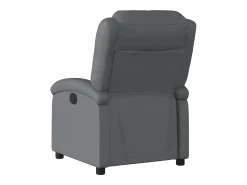 Poltrona* Poltrona de massagens reclinável couro artificial SHL453014 Cinzento