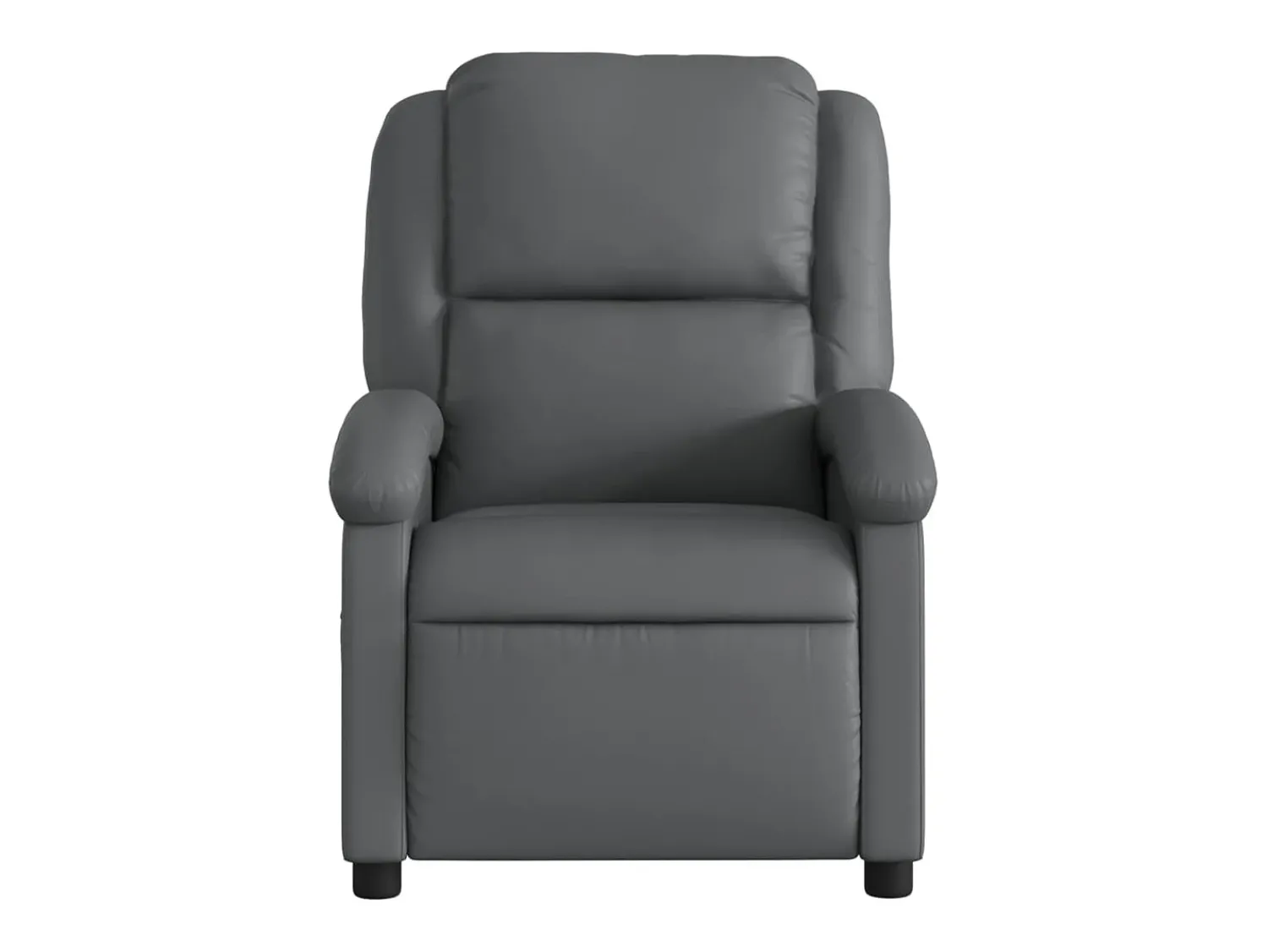 Poltrona* Poltrona de massagens reclinável couro artificial SHL453014 Cinzento