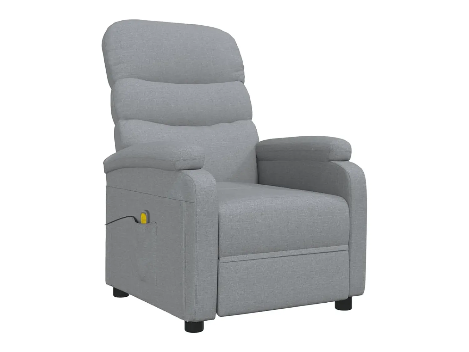 Sale vidaxl Poltrona de massagens tecido -claro Cinzento