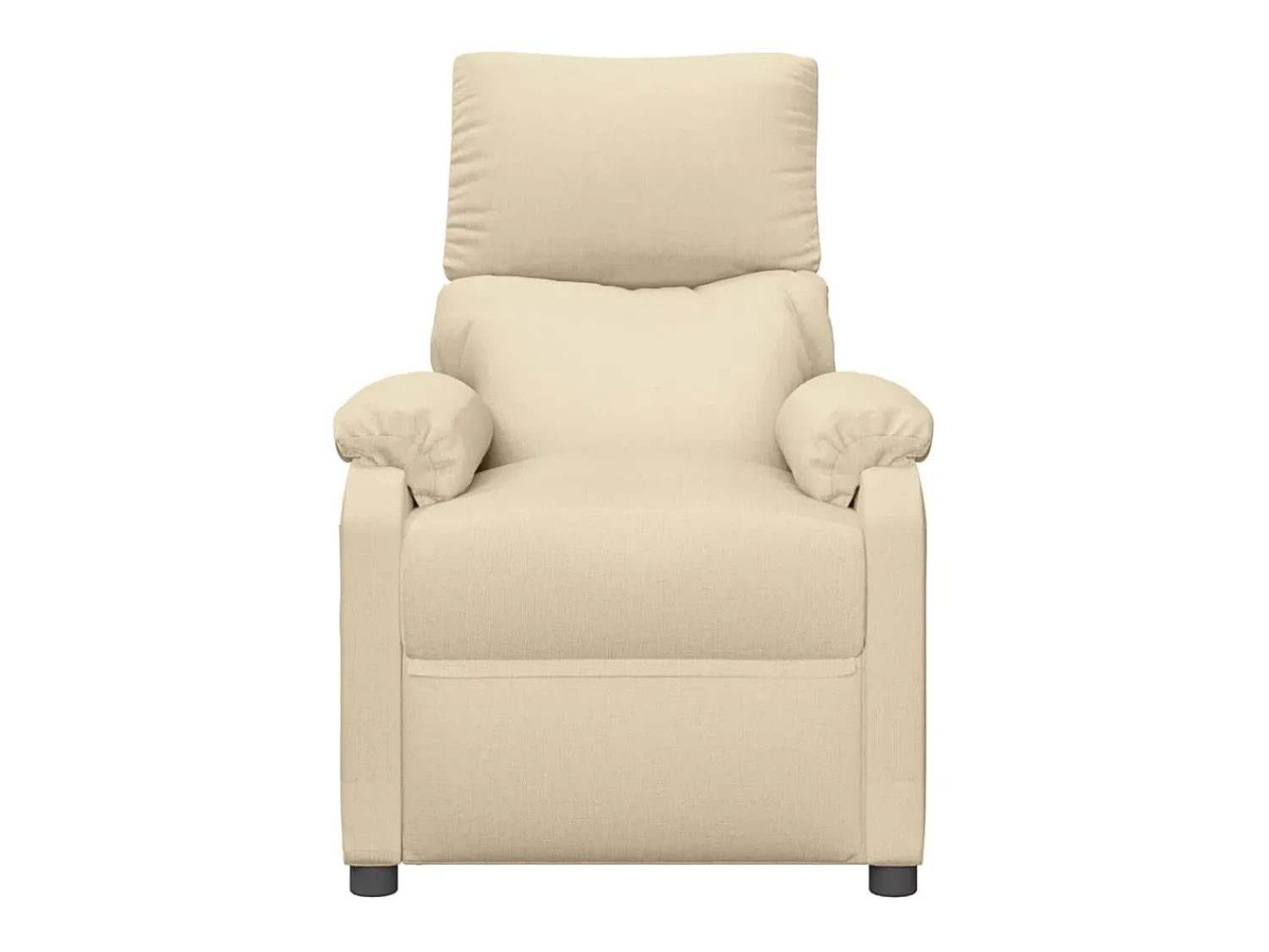 vidaxl Poltrona de massagens tecido cor^ Poltrona