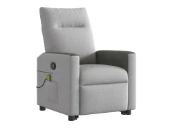 Sale Poltrona elevatória de massagens tecido -nublado SHL805006 Cinzento