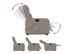 Poltrona* Poltrona elevatória de massagens tecido cinzento-acastanhado SHL509266 Taupe