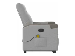 Poltrona elevatória de massagens tecido -nublado SHL839751^ Poltrona