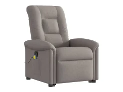 Poltrona| Poltrona elevatória de massagens tecido cinzento-acastanhado SHL154010 Taupe