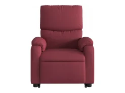 Poltrona| Poltrona elevatória de massagens elétrica tecido tinto SHL352321 Vermelho