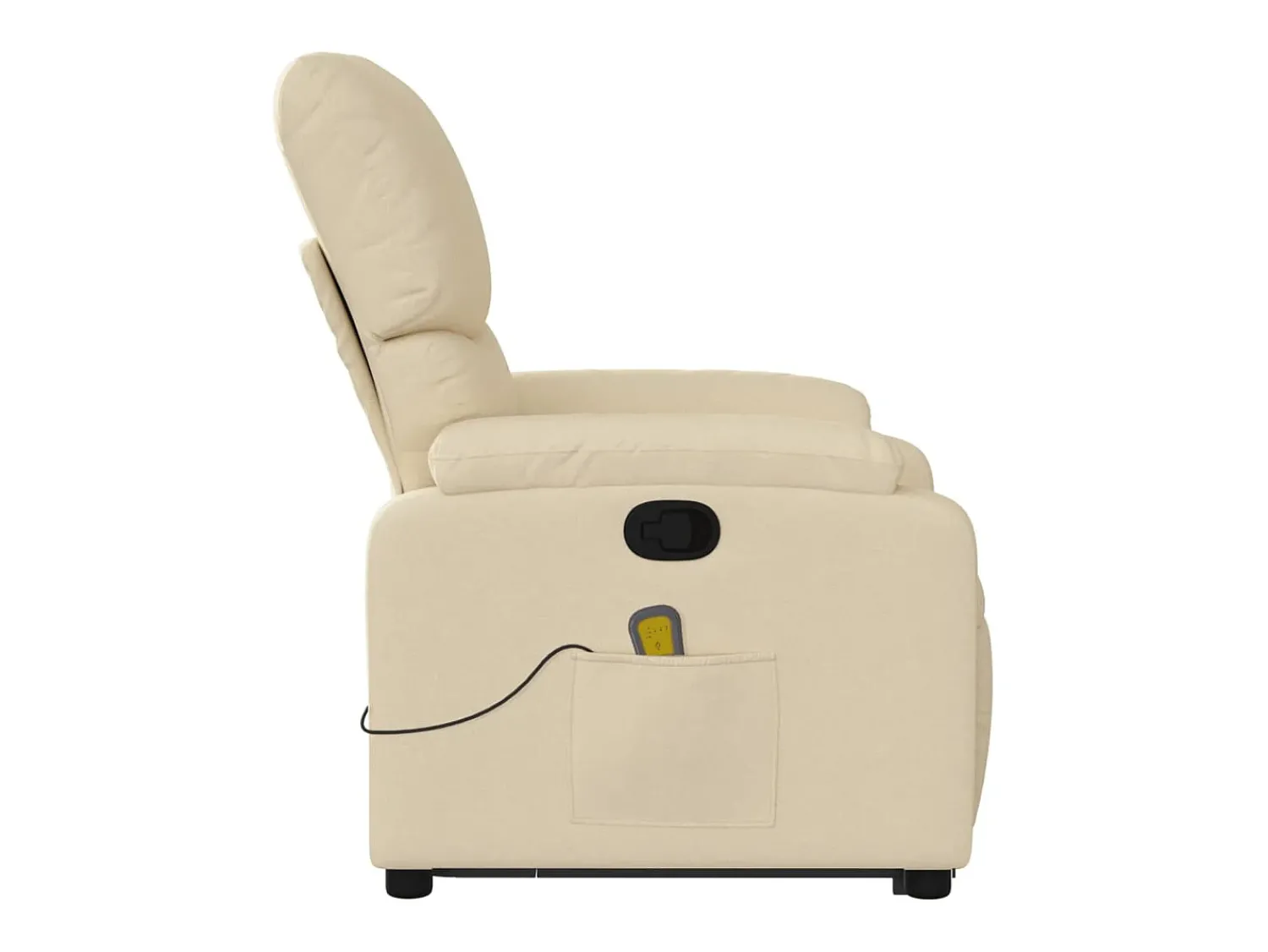 Poltrona elevatória de massagens tecido cor SHL864797 Creme