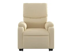 Poltrona elevatória de massagens tecido cor SHL864797 Creme