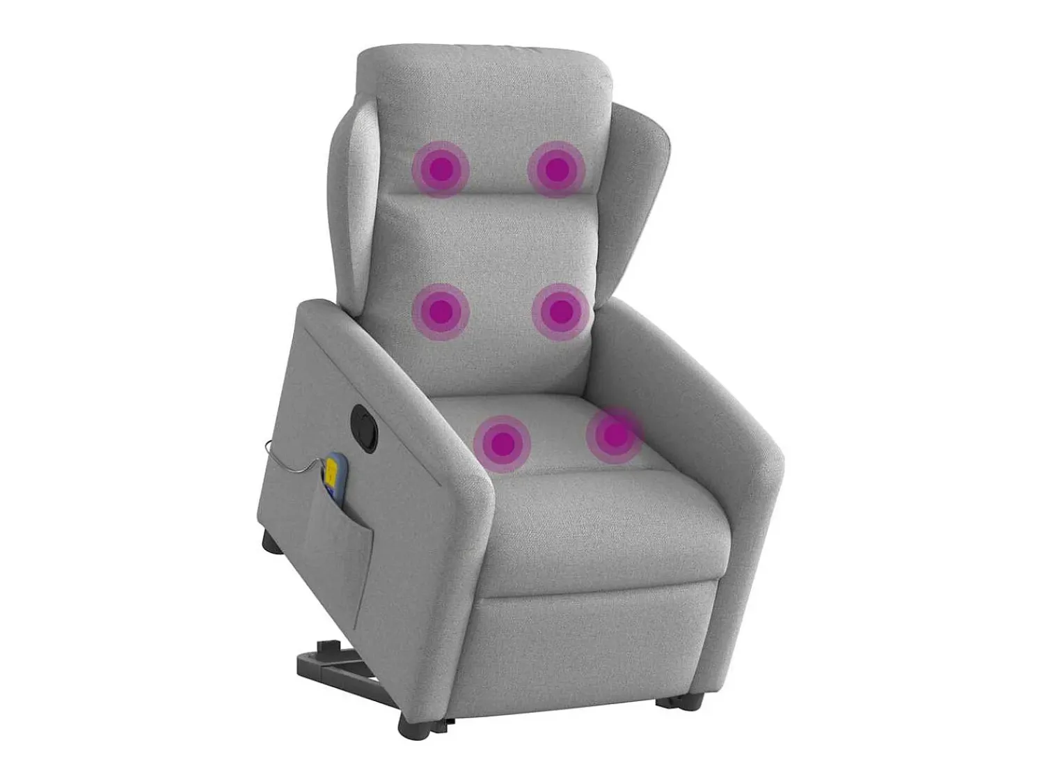 Poltrona* Poltrona elevatória de massagens tecido -nublado SHL153072 Cinzento