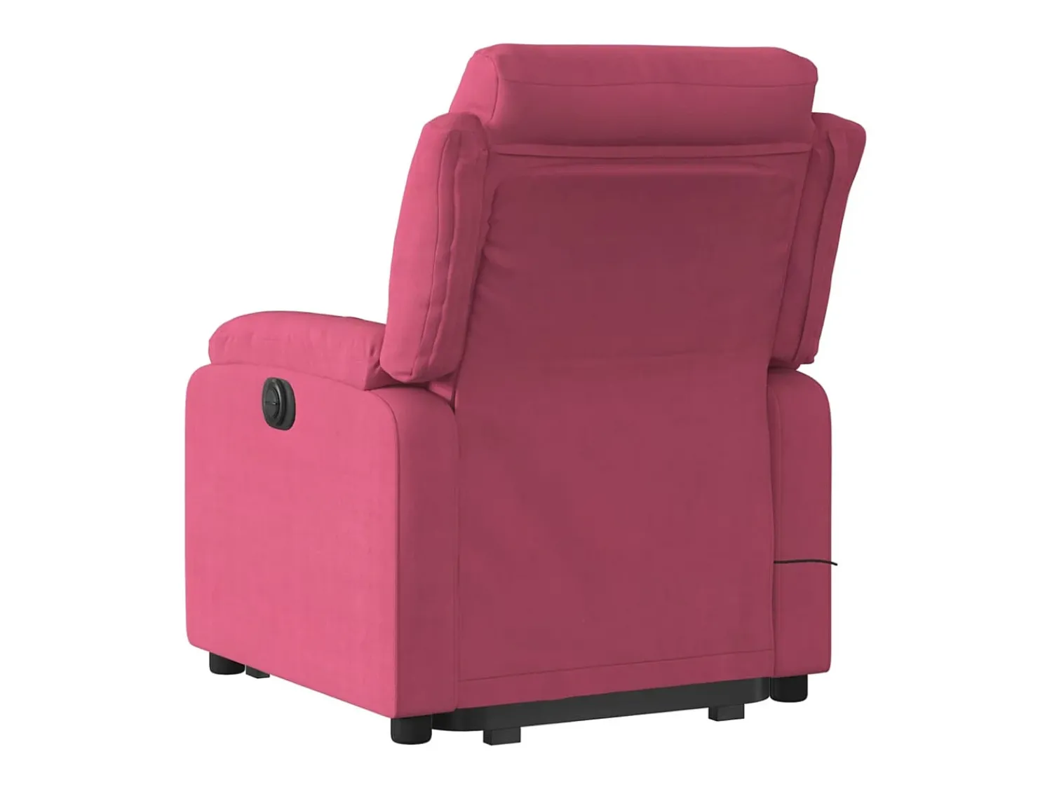 Poltrona| Poltrona elevatória de massagens veludo tinto SHL212627 Vermelho