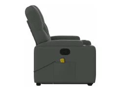 Poltrona| Poltrona elevatória de massagens tecido cinzento-escuro SHL238671 Cinza antracite