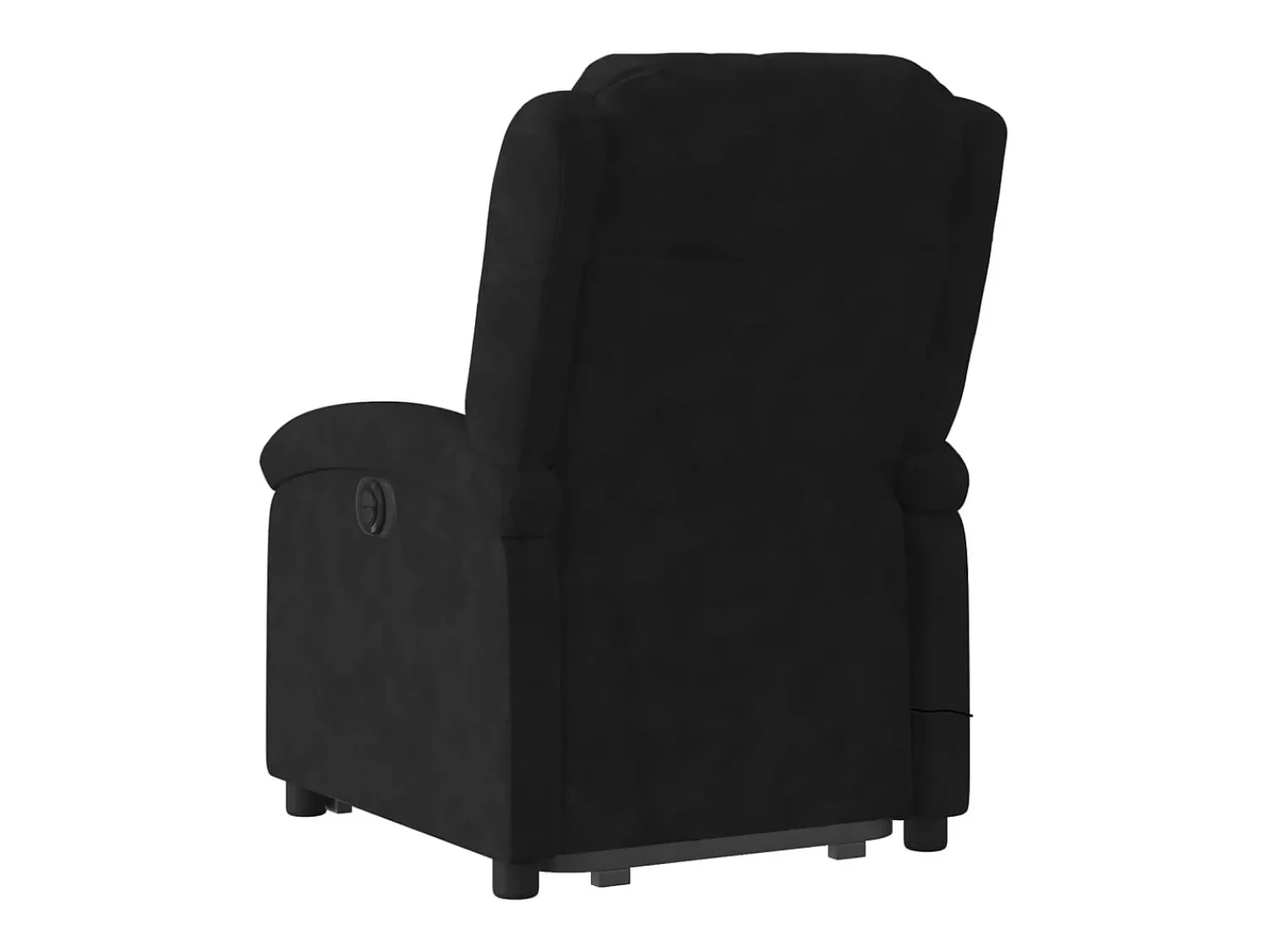 Poltrona elevatória de massagens veludo SHL660861^ Poltrona