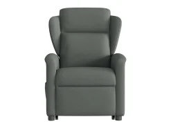 New Poltrona elevatória de massagens tecido cinzento-escuro SHL403692 Cinza antracite