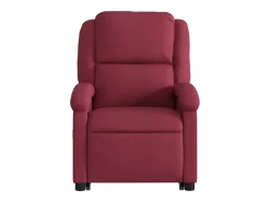 Poltrona| Poltrona elevatória de massagens elétrica tecido tinto SHL76060 Vermelho